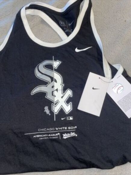 NWT Nike Chicago White Socks Women’s Razor Back Tank Top Official MLB Merch Sm - Picture 3 of 4